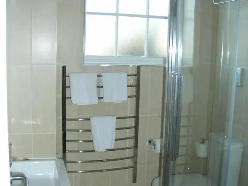 A standard double room at The Riverside House Hotel